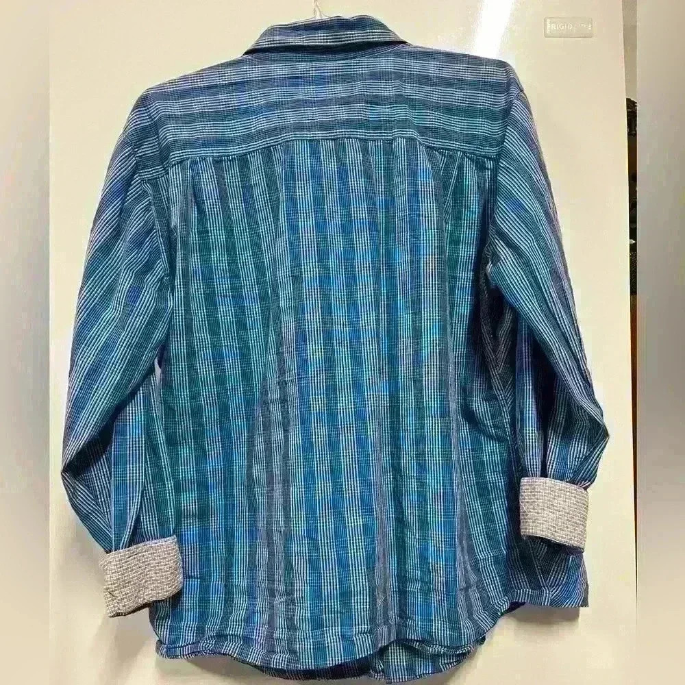 Hi-Jinks Olefant brand long sleeve cotton button down men’s shirt - size XL - Picture 4 of 4